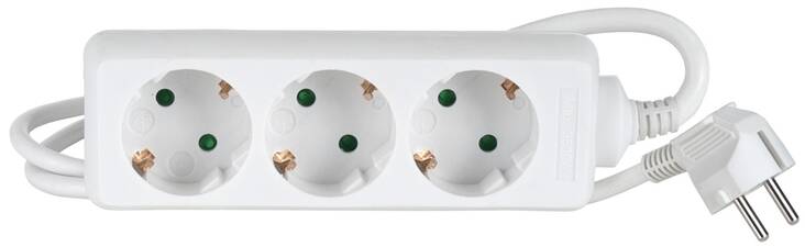 Jatkojohto 3os. AIRAM 0,5m - Cables and cable trays, extension cords - 139506 - 1