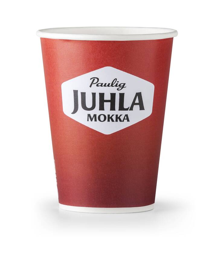 Kahvikuppi 250ml HUHTAMÄKI Juhla Mokka - Kertakäyttömukit ja niiden kannet - 156966 - 1