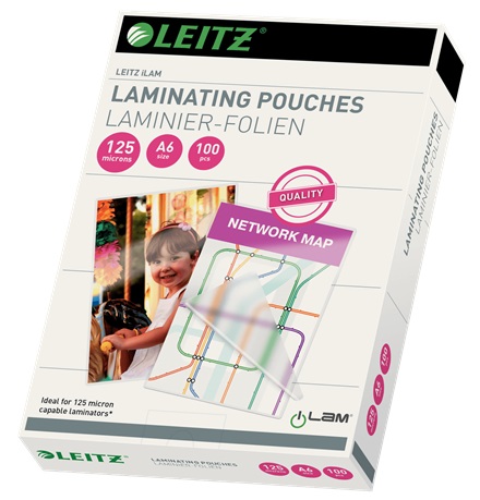 Laminointitasku A6 125mic LEITZ - Laminating Pouches - 104286 - 1