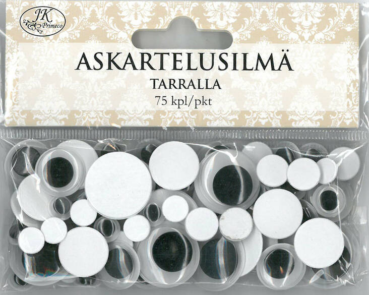 Liikkuvat silmät 8-20mm - Stickers and sticker books - 148666 - 1