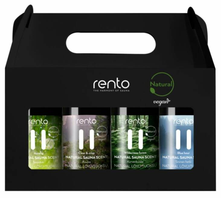 Löylytuoksu 4x100ml RENTO Natural - Saunatarvikkeet - 168936 - 1