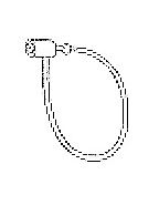 Nylonlenkki 125mm/500kpl - Brochure Holders and Accessories - 174416 - 1