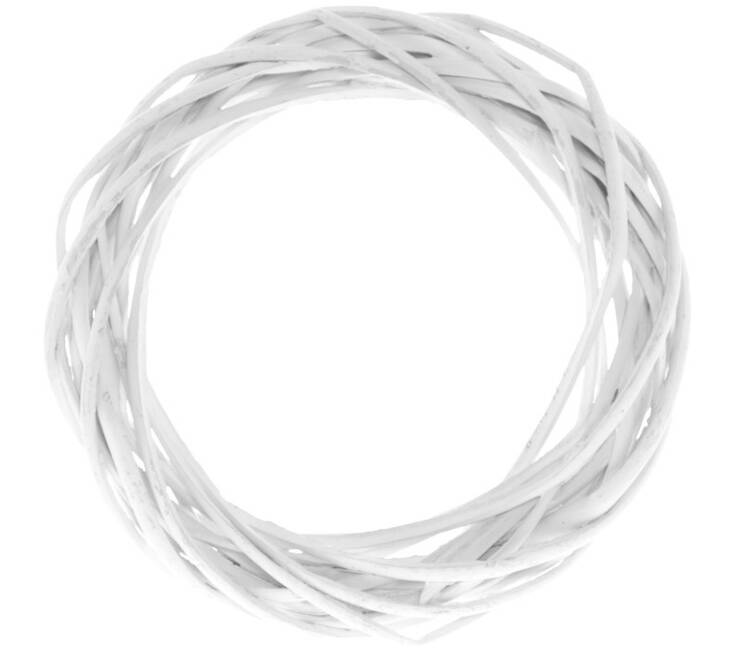 Pajukranssi 20cm valkoinen - Craft supplies - 151446 - 1