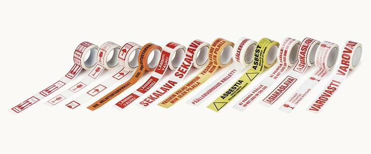 Pakkausteippi 50mm/66m - Painetut muut tuotteet - 155946 - 1