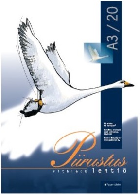 Piirustuslehtiö A3/20 120g PAPERIPISTE - Piirustus ja taiteilija paperit - 102516 - 1