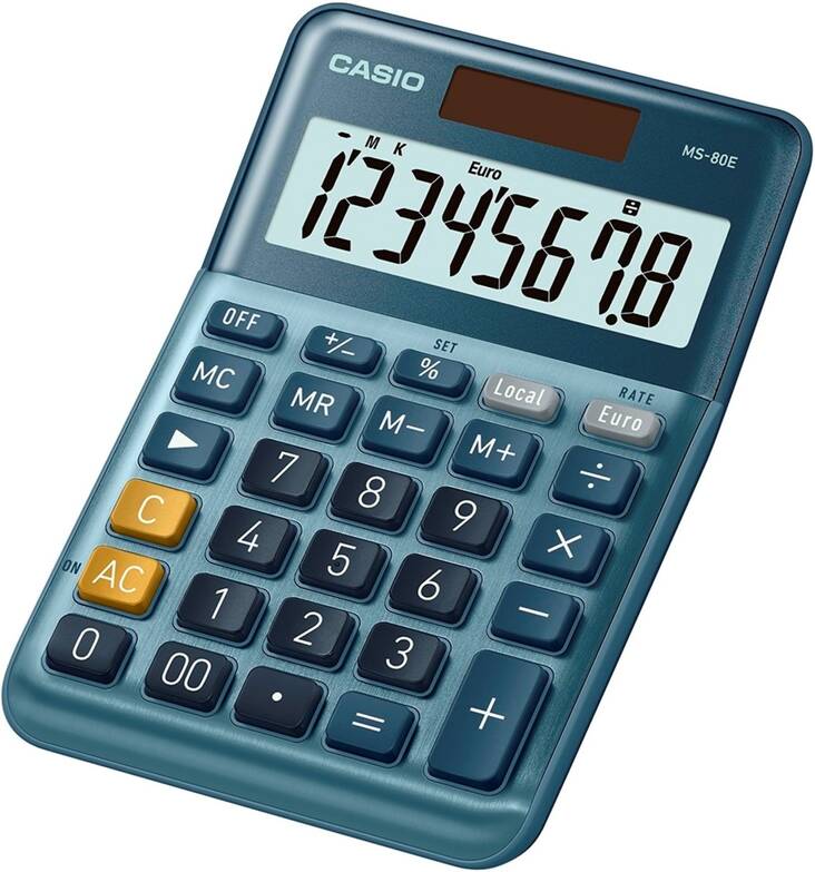 Pöytälaskin CASIO MS-80E - Desktop Calculators - 108996 - 1