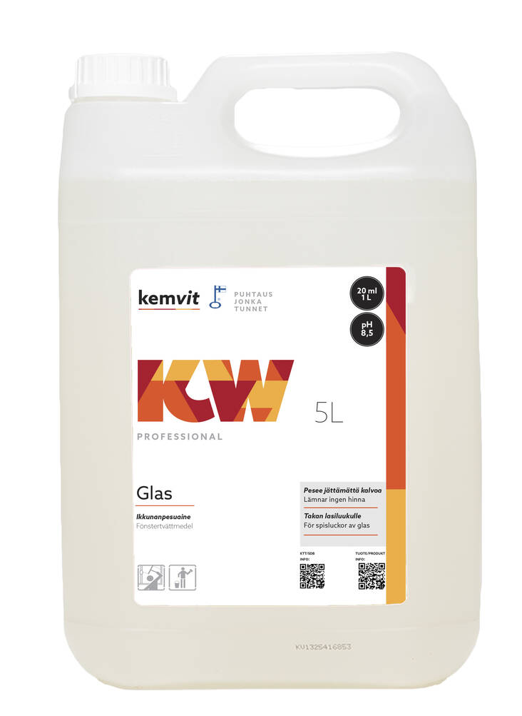 Puhdistusaine 5L KW Glas - Glass and mirror cleaners - 156686 - 1