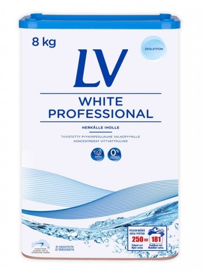 Pyykinpesuaine 8kg LV White Professional - Textile cleaning and maintenance - 139716 - 1