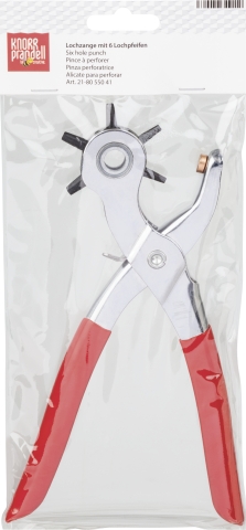 Reikäpihdit nahalle 6-osainen 22cm - Craft supplies - 141316 - 2