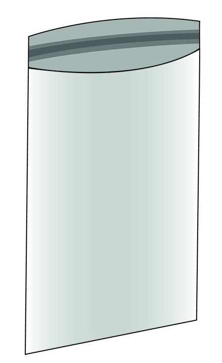 Sellofaanipussi litteä 16,8x23,1 + 4 - Cellophane bags - 113636 - 1