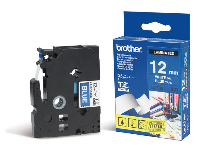 Tarranauha BROTHER 12mmx8m TZe-535 - Label Tapes Brother - 118156 - 1