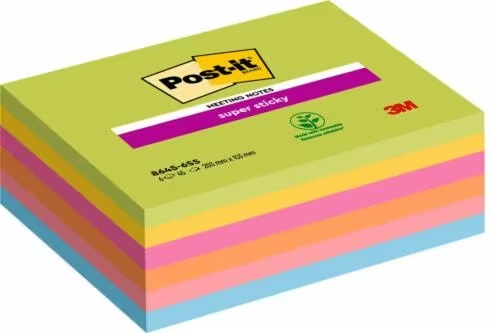 Viestilappu 203x153mm POST IT SuperSticky - Sticky Notes and Holders - 173626 - 1