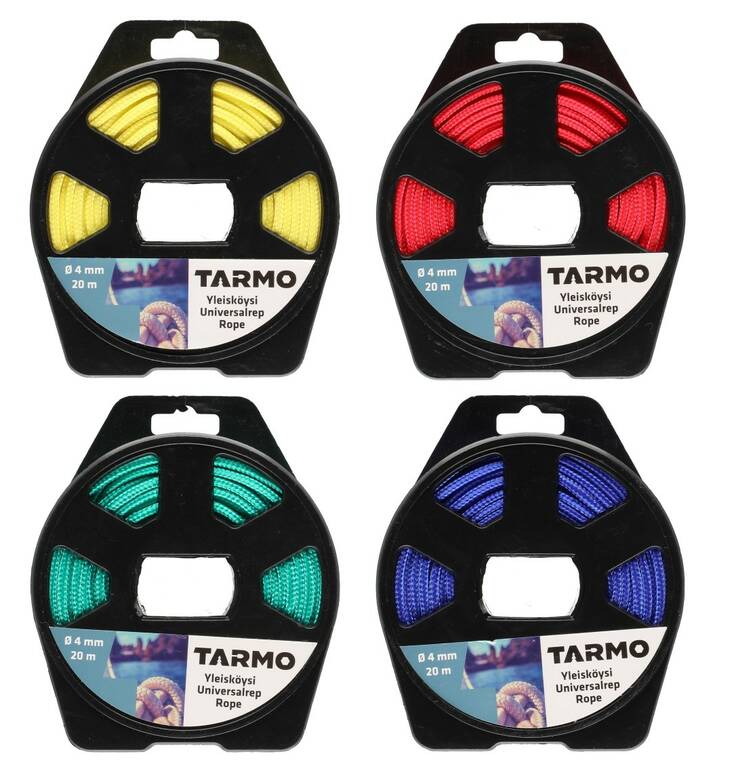 Yleisnaru rullassa 4mmx20m TARMO - Pakkausnarut - 143216 - 1