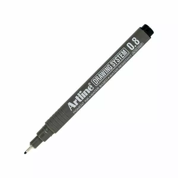 Tekninen piirustuskynä ARTLINE 0,8mm - Kuitukärkikynät - 188726 - 1