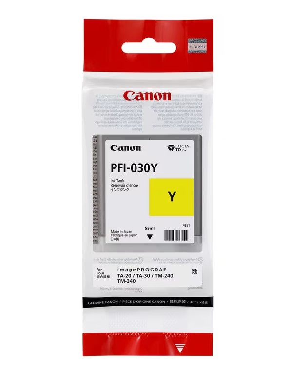 CANON PFI-030 Y mustesuihku - Canon inkjet cartridges - 181356 - 1
