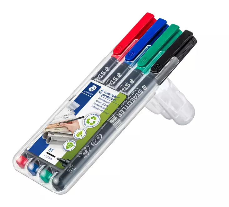 Merkkauskynäsarja M/1mm STAEDTLER - Overhead projector pens, alcohol-based - 119066 - 1