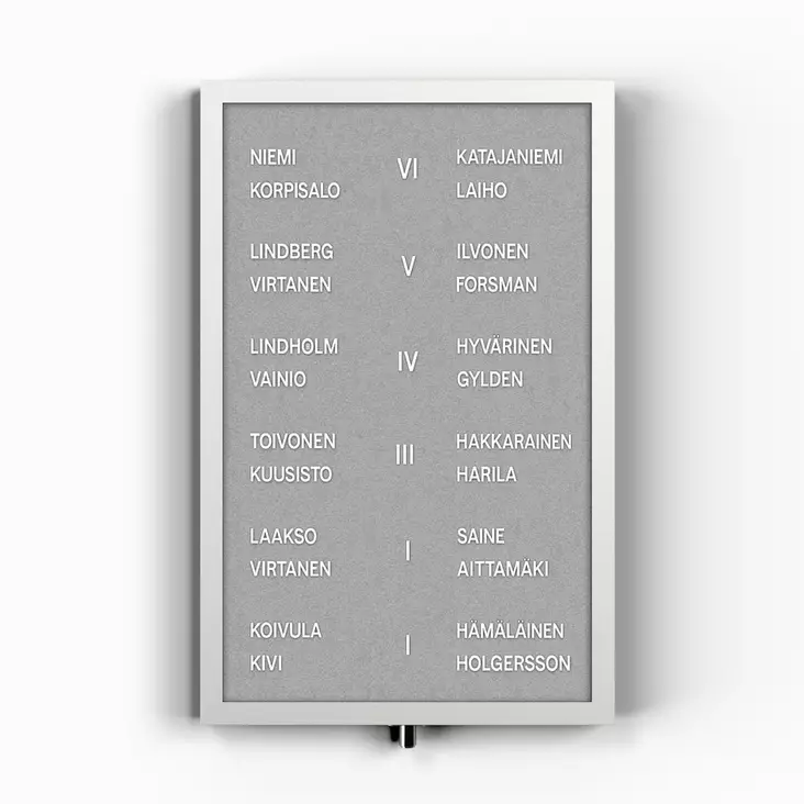 Lukittava, harmaa huopapinta - Whiteboards and Noticeboards - 186606 - 1