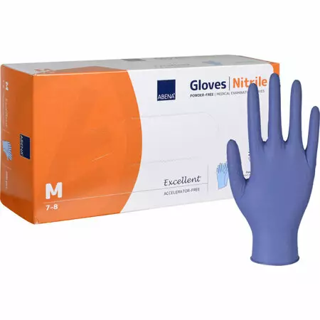Nitriilikäsine M/8 ABENA Excellent - Suojavarusteet (käsineet,päähineet yms) - 163296 - 1