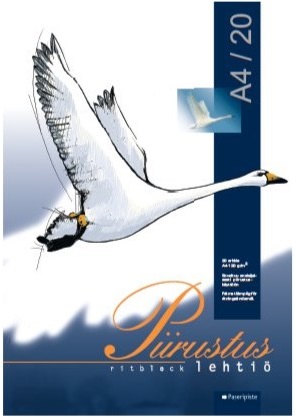 Piirustuslehtiö A4/20 120g PAPERIPISTE - Piirustus ja taiteilija paperit - 102517 - 1