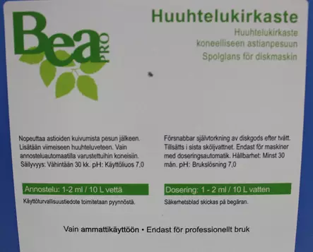 Huuhtelukirkaste 5L BEA PRO - Astianpesuaineet ja keittiön puhtaus - 157197 - 2