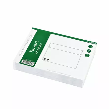 Kirjekuori C6 tarralla - Envelopes, white - 142537 - 1