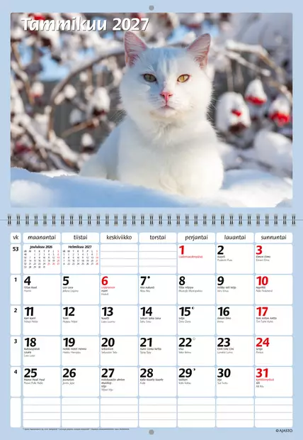 Seinäkalenteri 2027 - Wall calendars - 189457 - 2