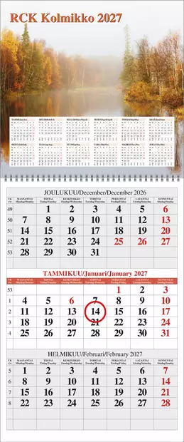 Seinäkalenteri 2027 - Wall calendars - 189437 - 1