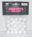 Styrox-pallo 2cm 30kpl/pss - Craft supplies - 136037 - 1