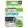 Tarranauha DYMO 9mmx7m 40910 - Tarra- ja kohokirjoitinteipit Dymo - 104047 - 1