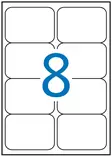 Tulostustarra 99,1x67,7 APLI 8-jak. - Printing and Copier Labels - 155597 - 1