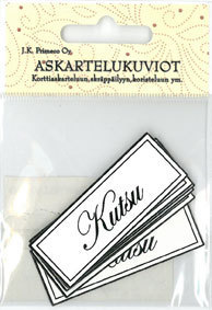Askartelukuvio kutsu 6kpl/pkt - Askartelutarvikkeet - 150737 - 1