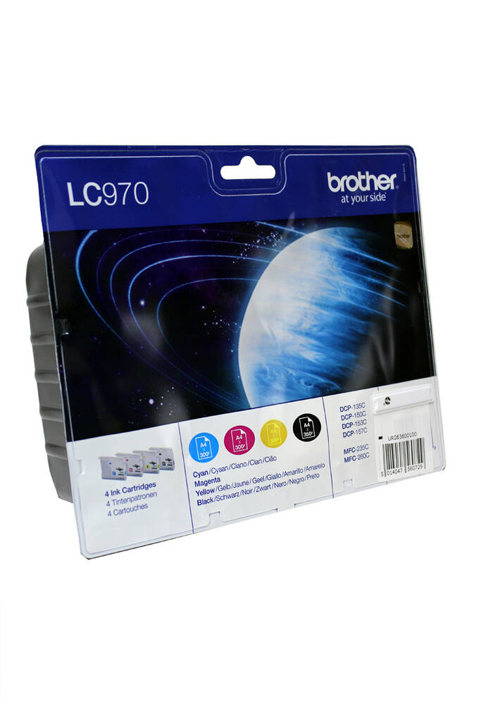 BROTHER LC970 mustesuihku 4 väriä - Brother inkjet cartridges - 117567 - 1