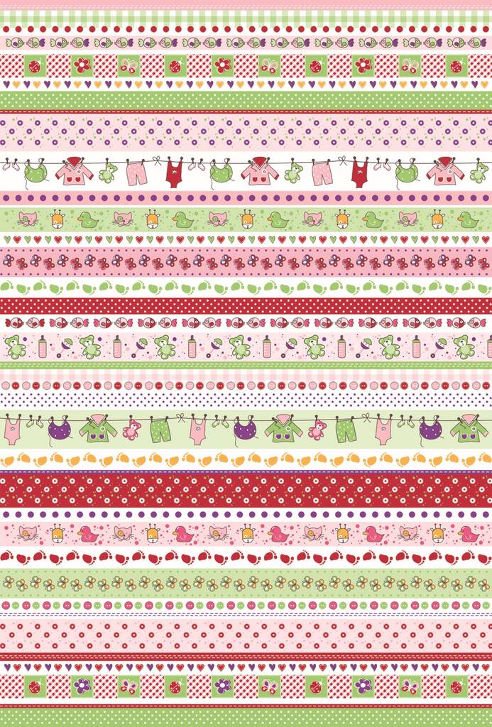 Baby borders -kartonki A4 200g - Craft supplies - 137427 - 1