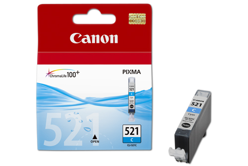 CANON CLI-521C mustesuihku - Canon inkjet cartridges - 119237 - 1