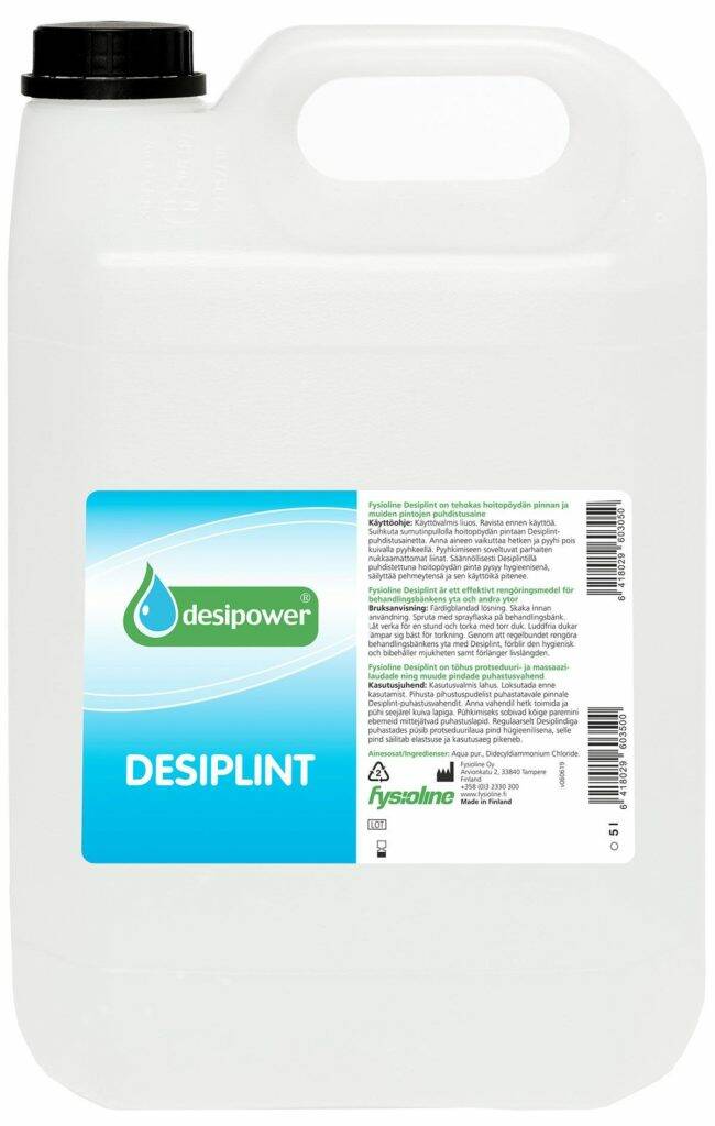 Desinfiointiaine DESIPLINT 5L - Kosteusrasvat ja käsihuuhteet - 119207 - 1