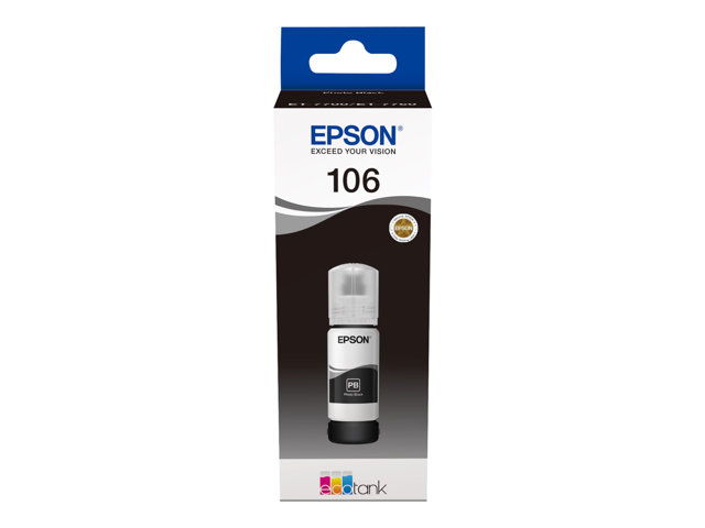 EPSON 106 mustesuihku pullo - Epson inkjet cartridges - 168507 - 1
