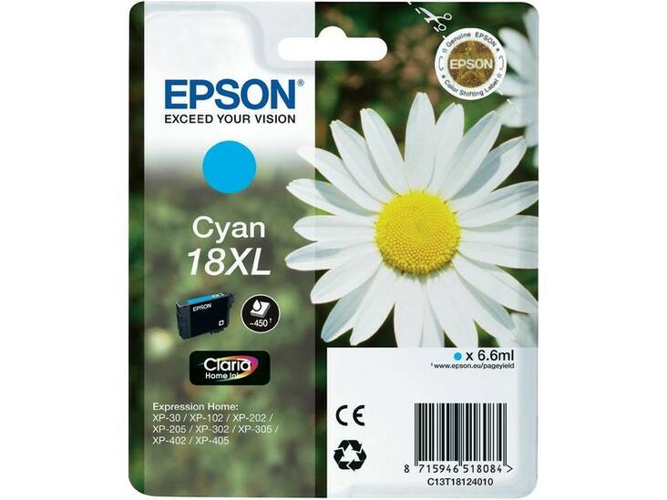EPSON 18XL mustesuihku - Epson inkjet cartridges - 131317 - 1