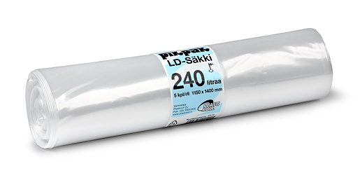 Jätesäkki 240L LD-PE PIKPAK - Jätesäkit - 134207 - 1
