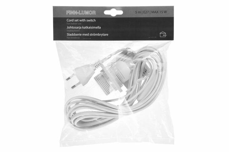 Johtosarja 5m E27 FINNLUMOR - Seasonal decorations - 172017 - 1