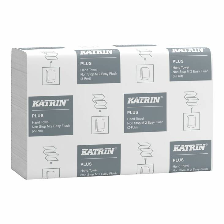 Käsipyyhe KATRIN Plus EasyFlush M - Folded hand towels and dispensers - 160017 - 1