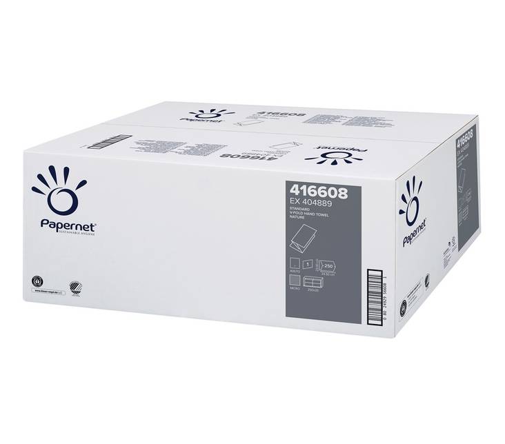 Käsipyyhe PAPERNET V-taitto - Folded hand towels and dispensers - 177887 - 1