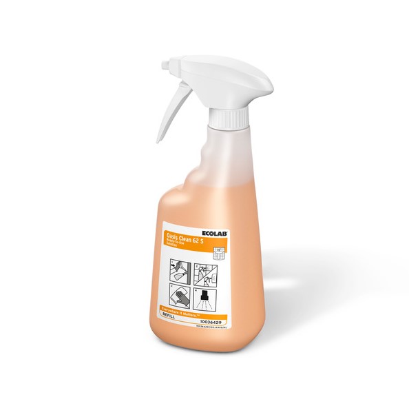 Käyttöliuospullo 650ml Oasis Clean 62S - Sanitary area cleaning products - 178347 - 1