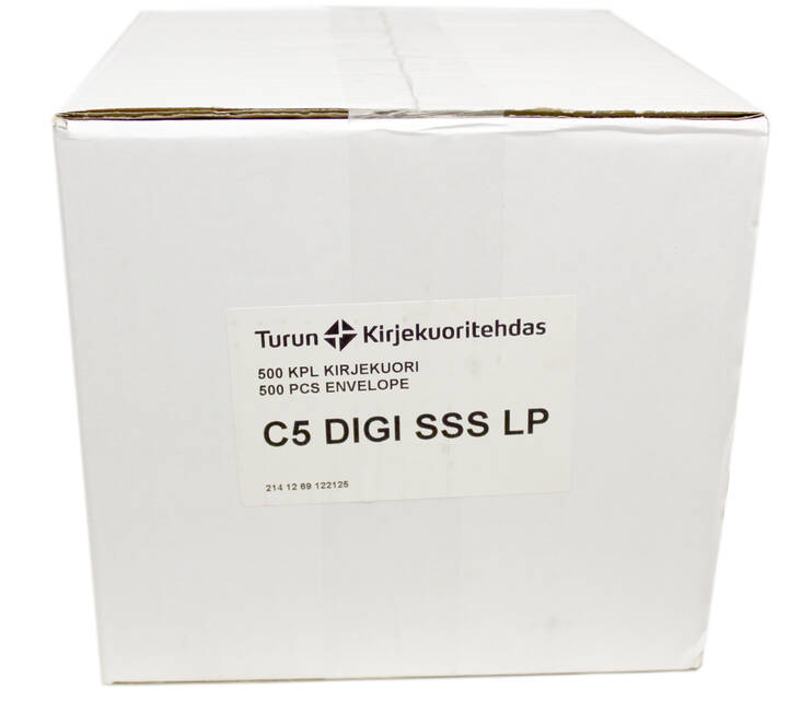 Kirjekuori C5 DIGI SSS LP läppäauki - Envelopes, white - 128617 - 1