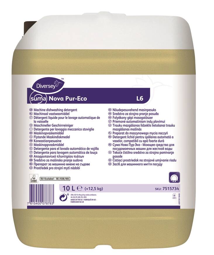 Konetiskiaine 10L Nova Pur-Eco DIVERSEY - Dishwashing liquids and kitchen cleaners - 170067 - 1