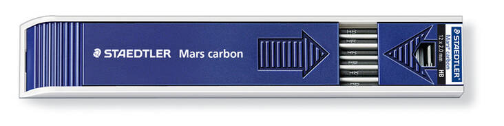 Lyijy 2mm HB STAEDTLER Mars Micro - Pencil leads - 125257 - 1