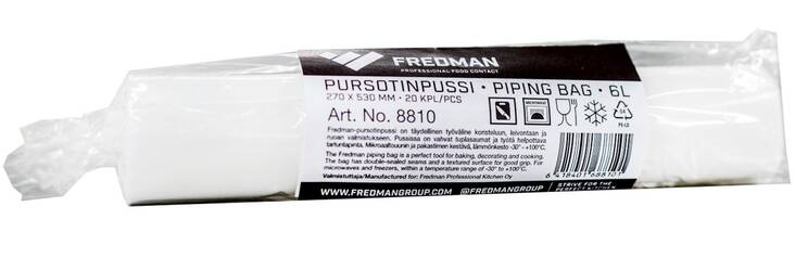 Massapursotinpussi 6L FREDMAN - Food papers and bags - 159667 - 1