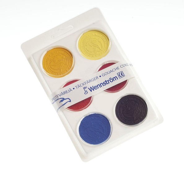 Peiteväripaletti WENNSTRÖM - Watercolors and brushes - 102677 - 1