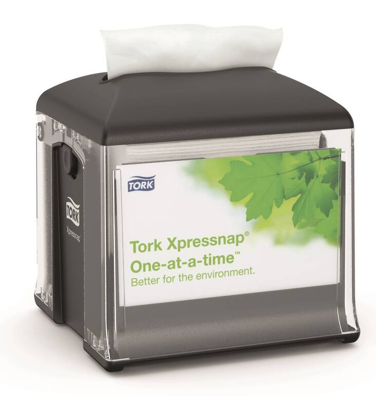 Lautasliinateline TORK Xpressnap Snack N10 - Servietit ja lautasliinat - 157987 - 1