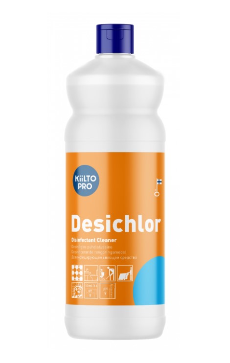 Puhdistusaine 1L KIILTO Desichlor - Desinfioivat aineet - 152307 - 1