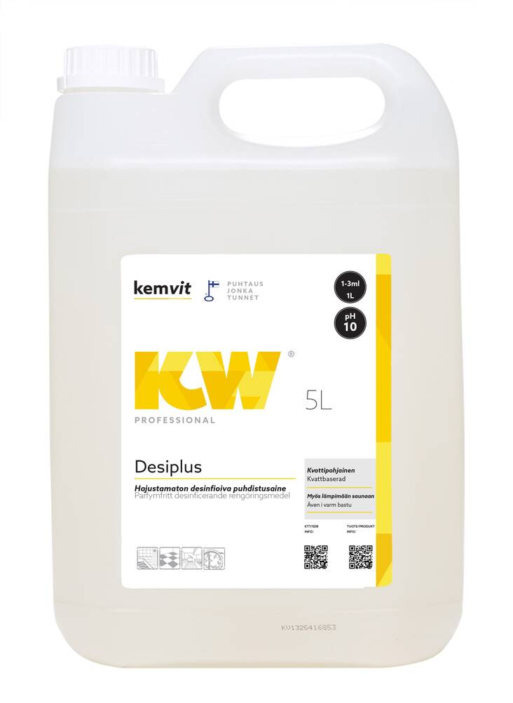 Puhdistusaine 5L KW Desiplus - Disinfectants - 151017 - 1